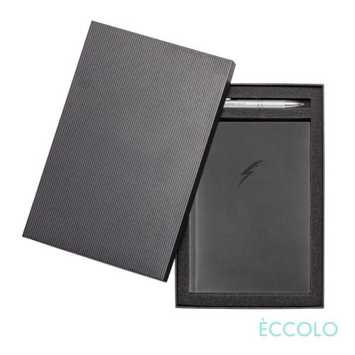 Promotional Products - Journals & Notebooks - Gift Sets - Eccolo&reg; Symphony Journal/Clicker Pen Gift Set - (M) 