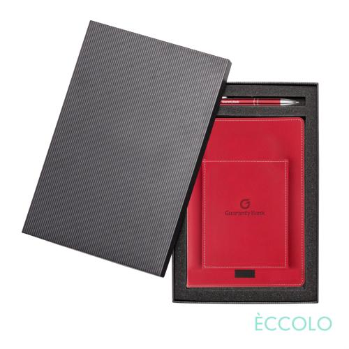 Promotional Products - Journals & Notebooks - Gift Sets - Eccolo&reg; Austin Journal/Clicker Pen Gift Set - (M)