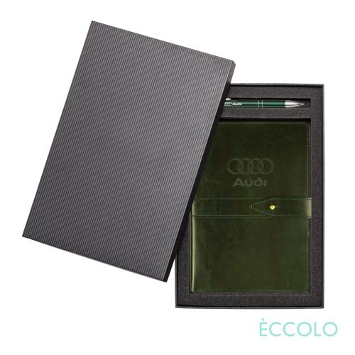 Promotional Products - Journals & Notebooks - Gift Sets - Eccolo&reg; Legend Journal/Clicker Pen Gift Set - (M) 