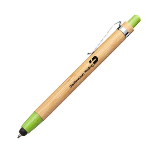 Promotional Products - Writing Instruments - Twain Bamboo Pen & Stylus