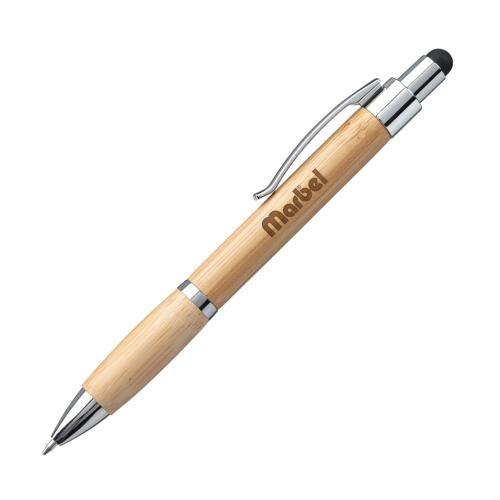 Promotional Products - Writing Instruments - Kafza Bamboo Pen with Stylus