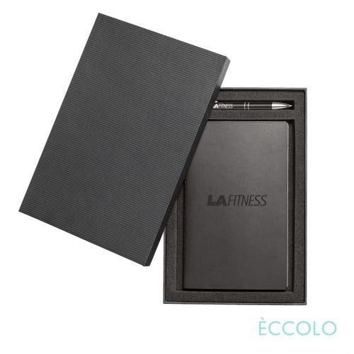 Promotional Products - Journals & Notebooks - Hardcover Journals - Eccolo&reg; Single Meeting Journal/Clicker Pen Set - Pack of 4
