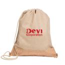 County Drawstring Bag with Cork Bottom