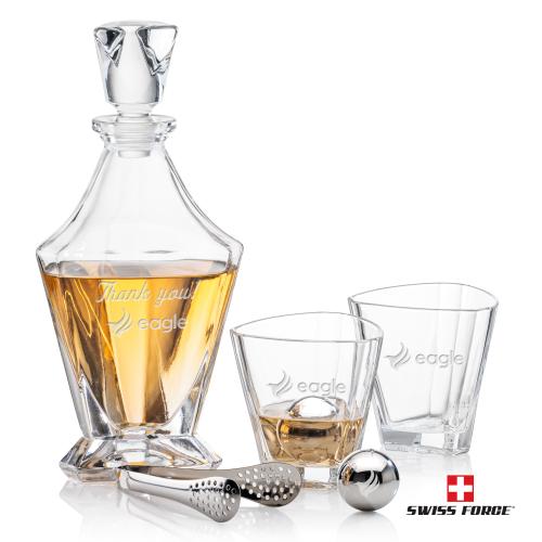 Corporate Gifts - Barware - Gift Sets - Arellano Decanter Set & Ice Balls
