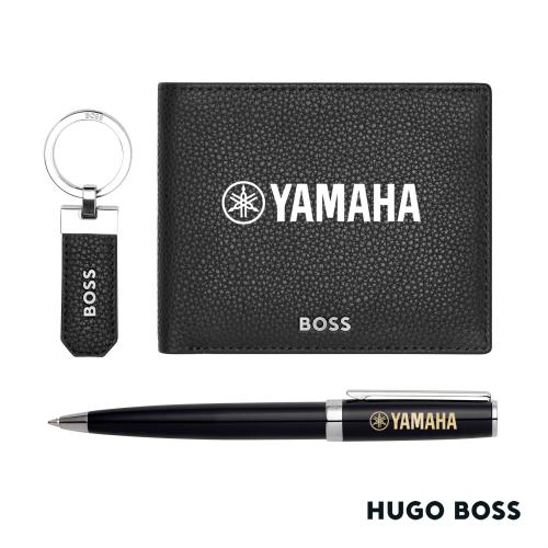 Promotional Products - Writing Instruments - Pen Sets - Hugo Boss&reg; Ballpoint Pen, Key Ring & Wallet Set