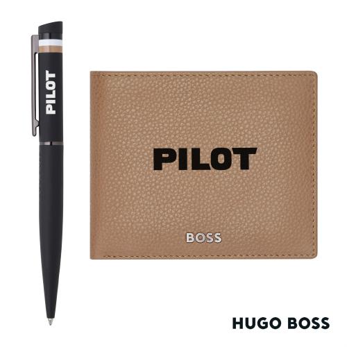 Promotional Products - Writing Instruments - Pen Sets - Hugo Boss&reg; Ballpoint Pen & Money Holder Set