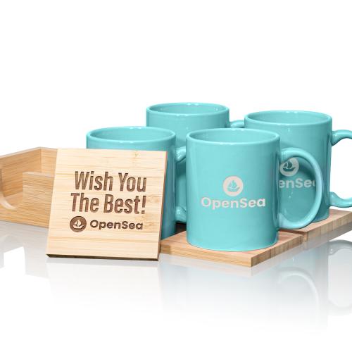 Promotional Products - Drinkware - Gift Sets - Malibu Mug & Coaster Set