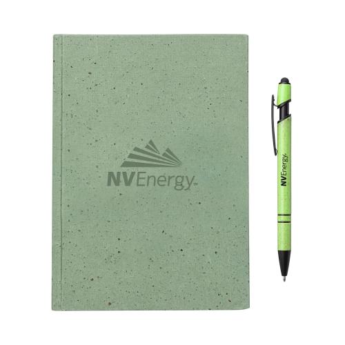 Promotional Products - Journals & Notebooks - Gift Sets - Tree Free Notebook/Austen Pen Gift Set
