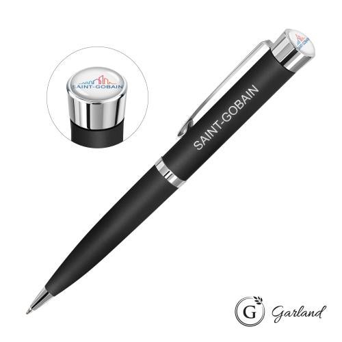 Promotional Products - Writing Instruments - Metal Pens - Garland&reg; Executive Custom Color Ballpoint Twist Pen - Chrome
