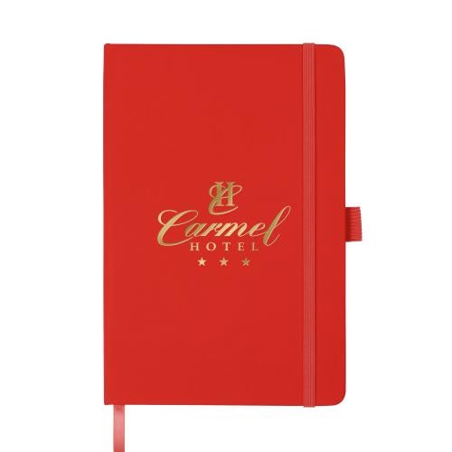Promotional Products - Journals & Notebooks - Hardcover Journals - Plato Journal W/Elastic Band & Pen Loop