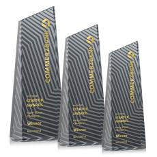 Hallandale Black Towers Crystal Award - Awards and Trophies