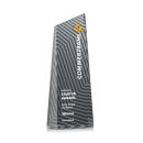 Hallandale Full Color Black Towers Crystal Award