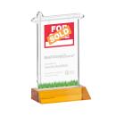 Real Estate Amber Unique Crystal Award
