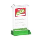 Real Estate Green Unique Crystal Award
