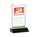 Real Estate Black Unique Crystal Award