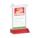 Real Estate Red Unique Crystal Award