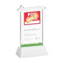 Real Estate White on Hartford Base Unique Crystal Award
