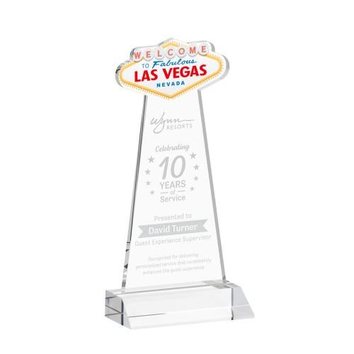 Awards and Trophies - Crystal Awards - Las Vegas Clear Unique Crystal Award
