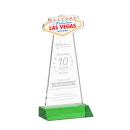 Las Vegas Green Unique Crystal Award
