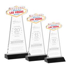 Las Vegas Black Unique Crystal Award - Crystal Awards