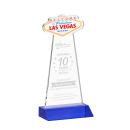 Las Vegas Blue Unique Crystal Award