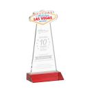 Las Vegas Red Unique Crystal Award
