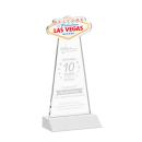 Las Vegas White Unique Crystal Award