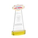 Las Vegas Gold on Alberton Base Unique Crystal Award