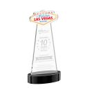 Las Vegas Black on Alberton Base Unique Crystal Award