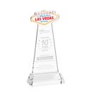 Las Vegas Clear on Hartford Base Unique Crystal Award