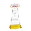 Las Vegas Gold on Hartford Base Unique Crystal Award