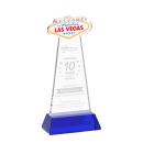 Las Vegas Blue on Hartford Base Unique Crystal Award