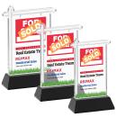 Real Estate Full Color Black on Hartford Base Unique Crystal Award