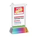Real Estate Full Color Prismatic on Hartford Base Unique Crystal Award