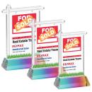 Real Estate Full Color Prismatic on Hartford Base Unique Crystal Award