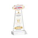 Las Vegas Full Color Clear Unique Crystal Award