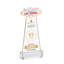 Las Vegas Full Color Clear on Alberton Base Unique Crystal Award