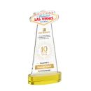 Las Vegas Full Color Gold on Alberton Base Unique Crystal Award