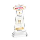 Las Vegas Full Color Clear on Hartford Base Unique Crystal Award