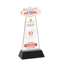 Las Vegas Full Color Black on Hartford Base Unique Crystal Award