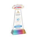 Las Vegas Full Color Prismatic on Hartford Base Unique Crystal Award