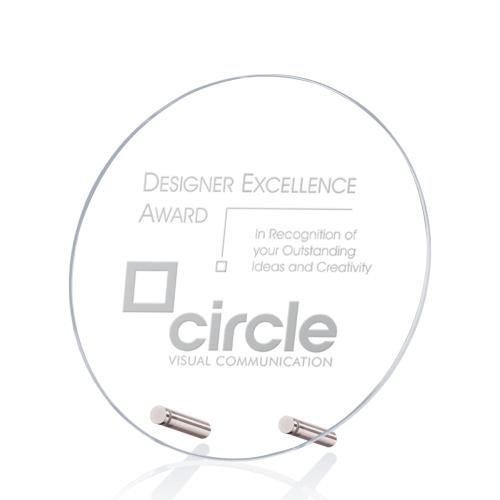 Awards and Trophies - Crystal Awards - Cantebury Circle Crystal Award
