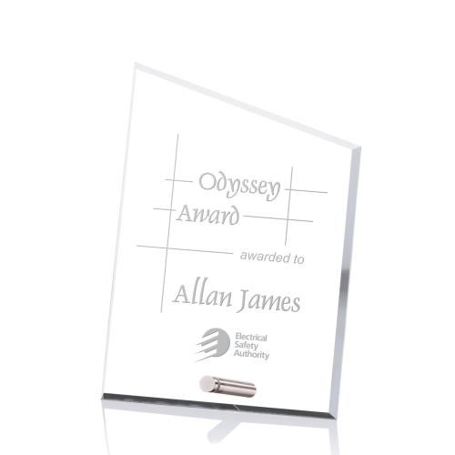 Awards and Trophies - Crystal Awards - Cantebury Peak Peaks Crystal Award