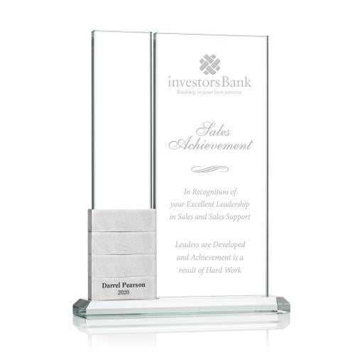Awards and Trophies - Crystal Awards - Jovita Add-a-Block Rectangle Crystal Award