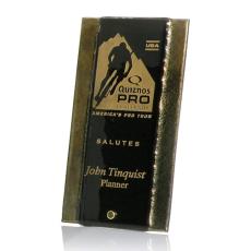 Gold Fusion with Peg Rectangle Glass Award - Art Glass Awards