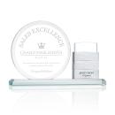 Balmore Add-a-Block Silver Circle Crystal Award