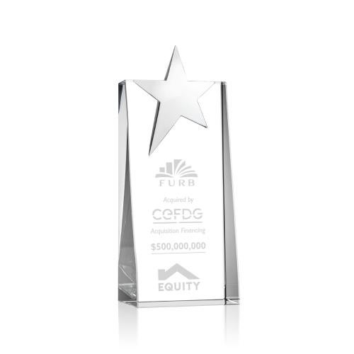 Awards and Trophies - Crystal Awards - Fanshaw Silver Star Towers Crystal Award