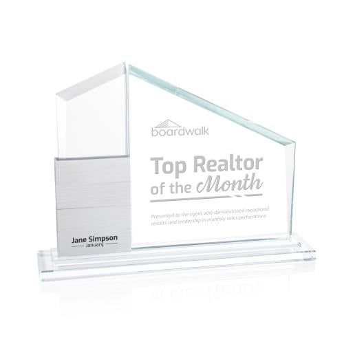 Awards and Trophies - Crystal Awards - Castlewood Add-a-Block Crystal Award