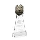 Police Badge Clear on Alberton Base Unique Crystal Award