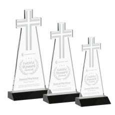 Cross Black Unique Crystal Award - Awards and Trophies